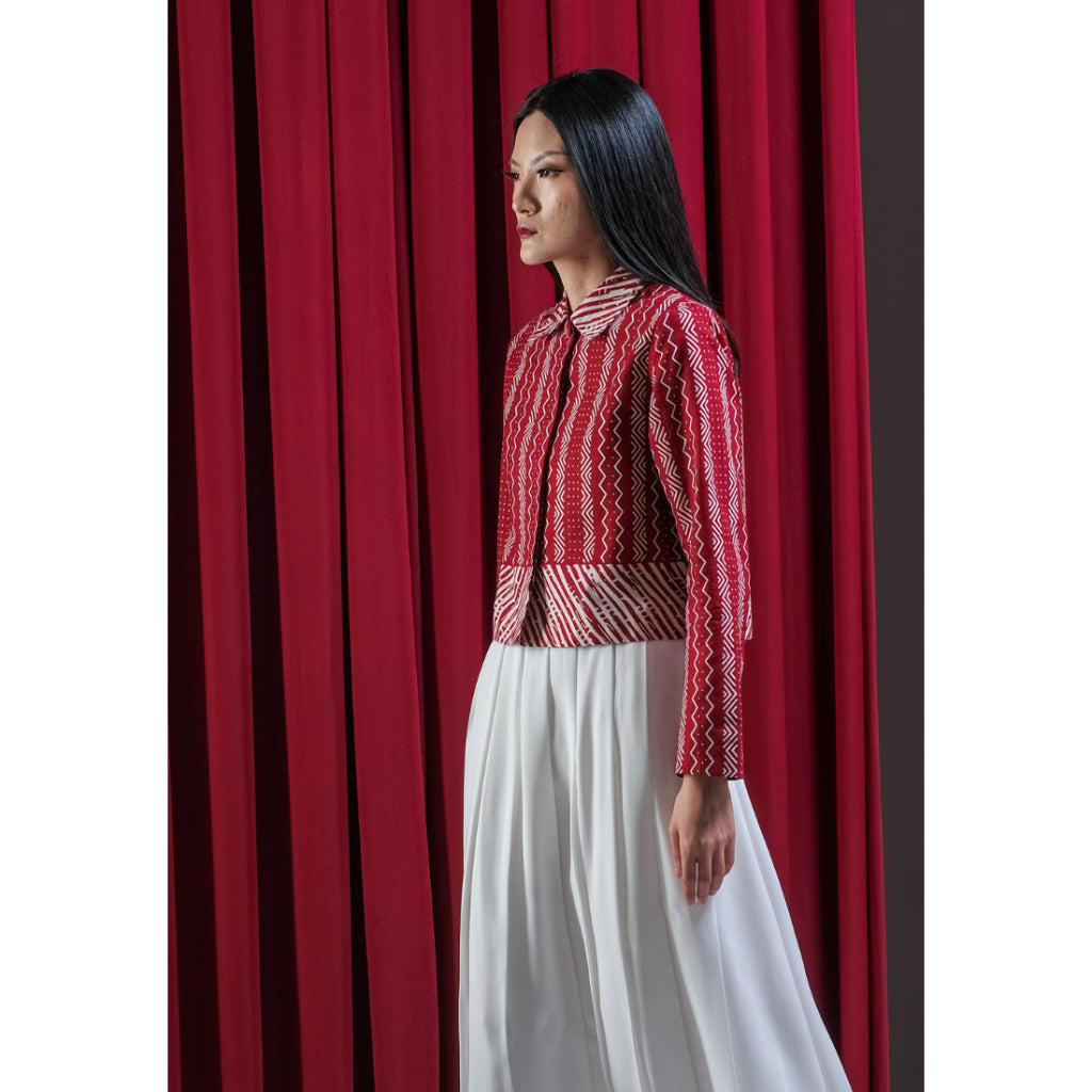 Laya Blazer Red