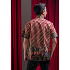 Kichi Batik Kemeja Batik Pria Laksana Black