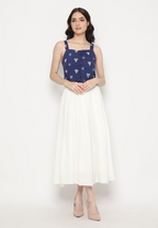 Mayang Tank Jumputan Navy