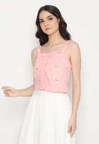 Mayang Tank Jumputan Pink